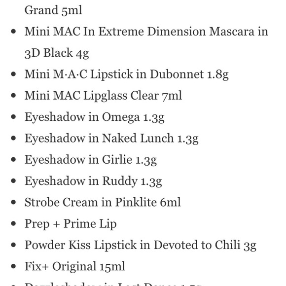 COPY - Mac advent calendar makeup set - Picture 3 of 7